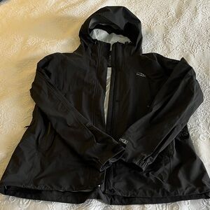 Black L.L.Bean Windbreaker